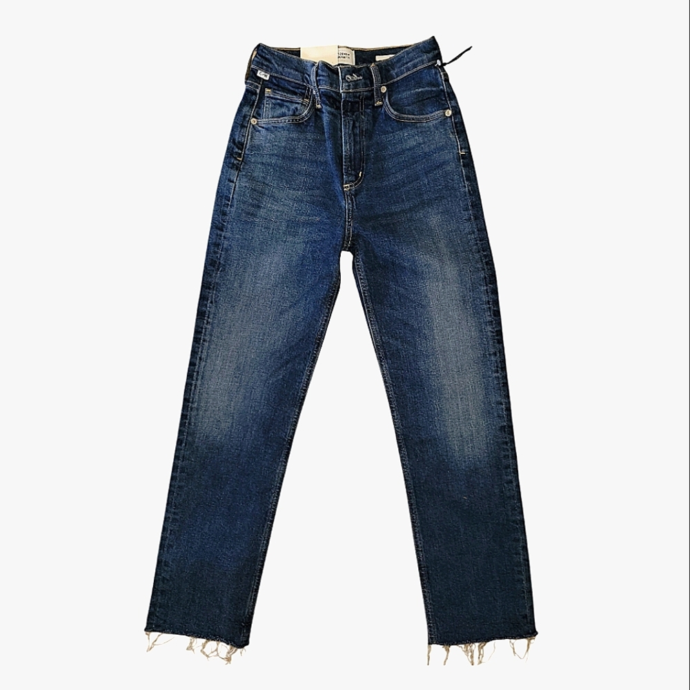 Citizens of Humanity Daphne Cropped High Rise Stovepipe Jeans - Picture 3 of 11